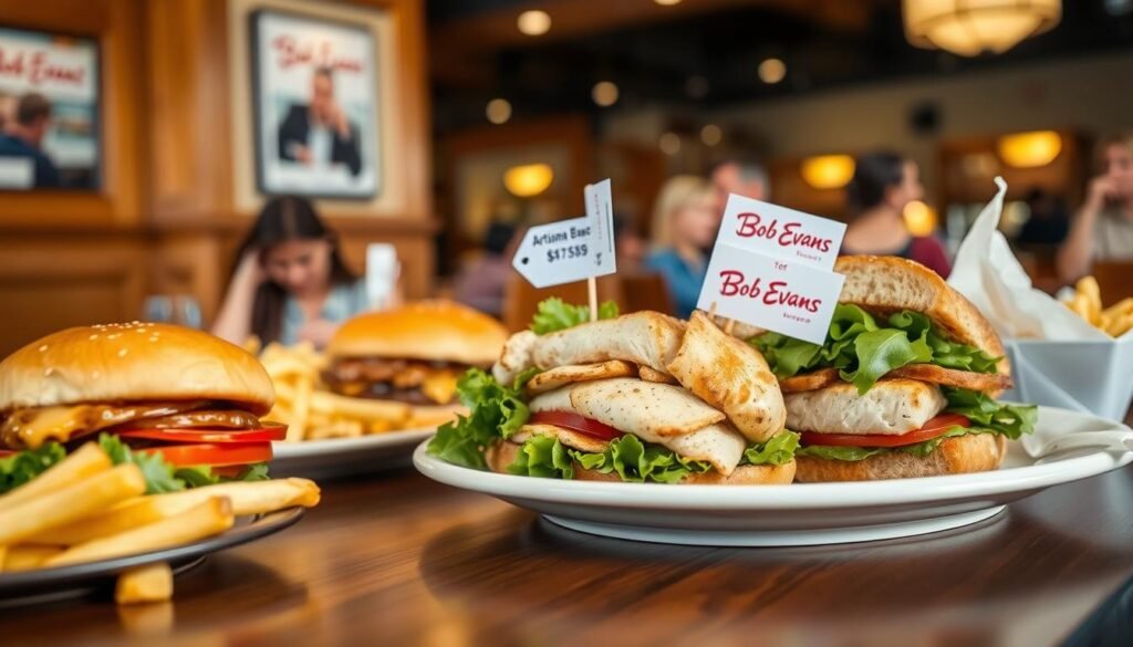 bob evans burgers prices