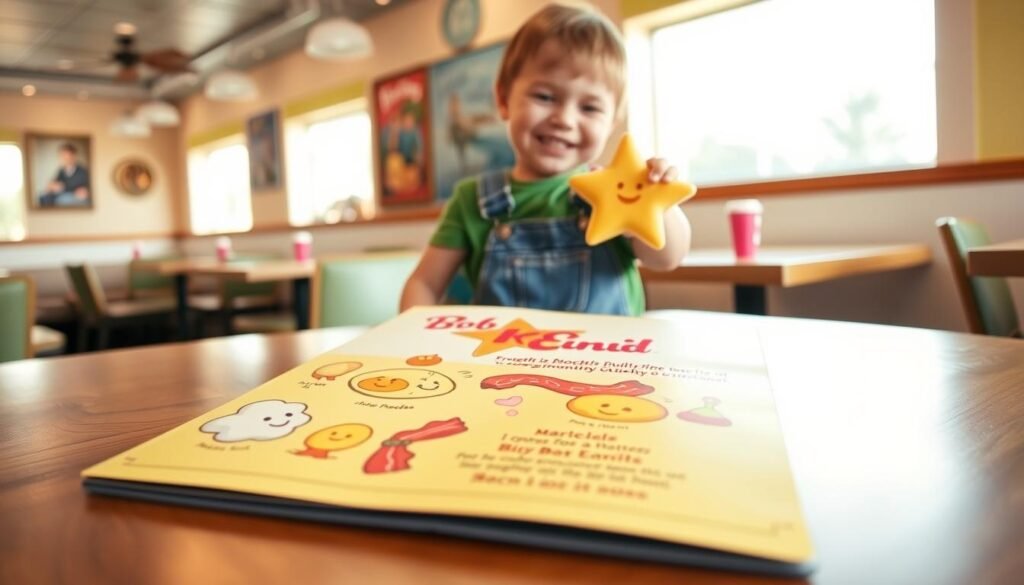 bob evans kid menu