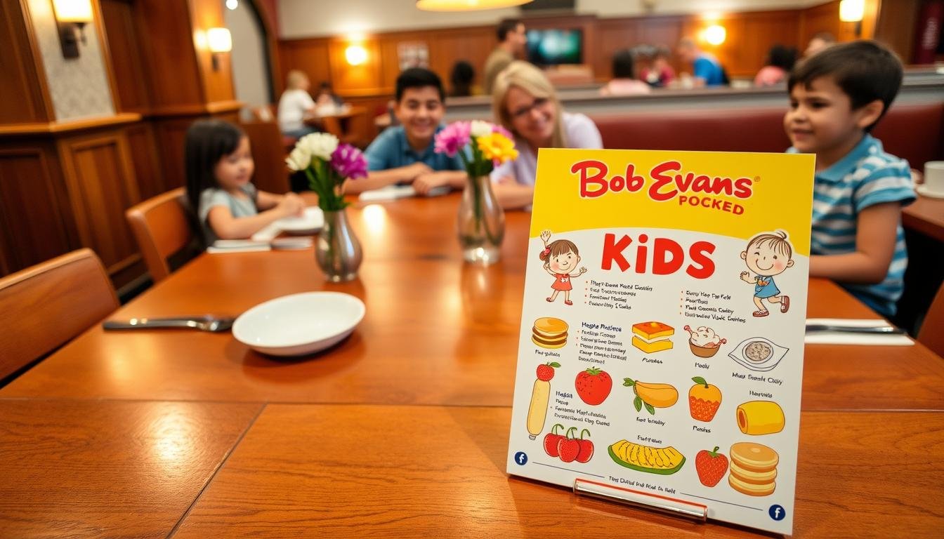 bob evans kids menu