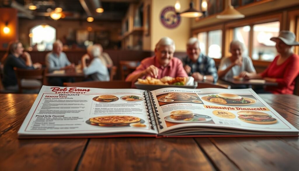 bob evans senior discount menu