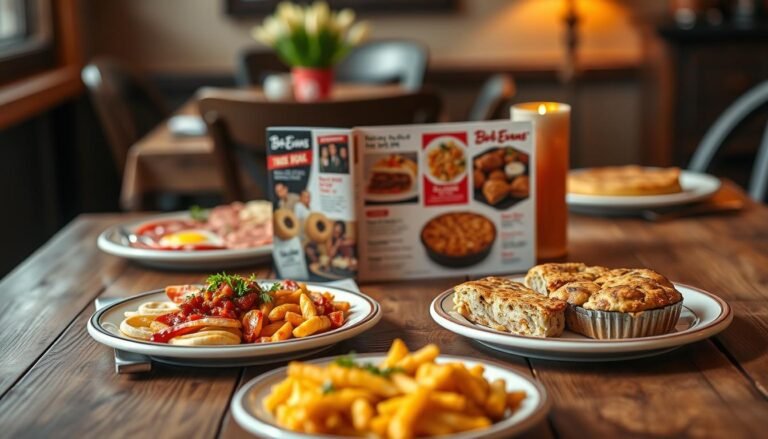 bob evans take out menu