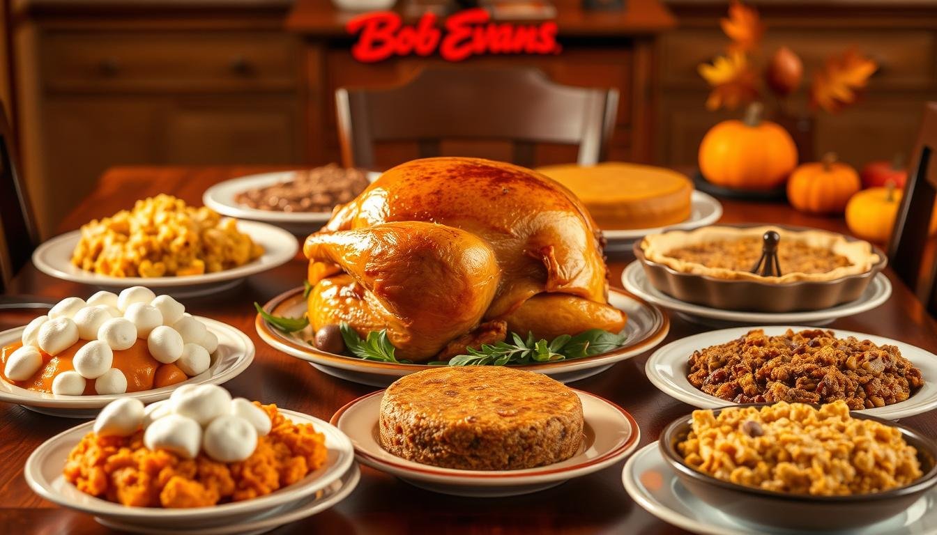 bob evans thanksgiving menu