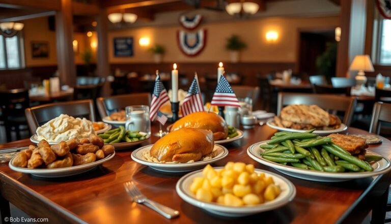 bob evans veterans day menu