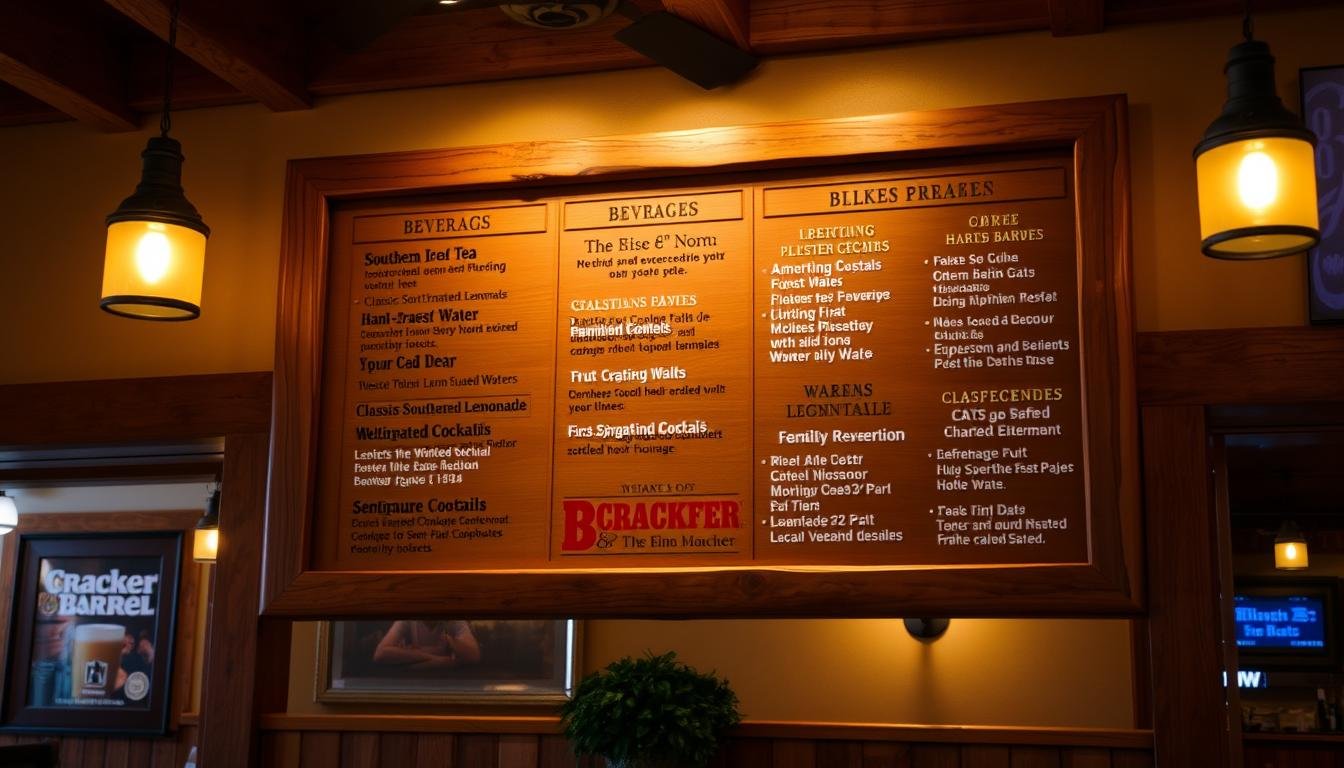 cracker barrel drink menu