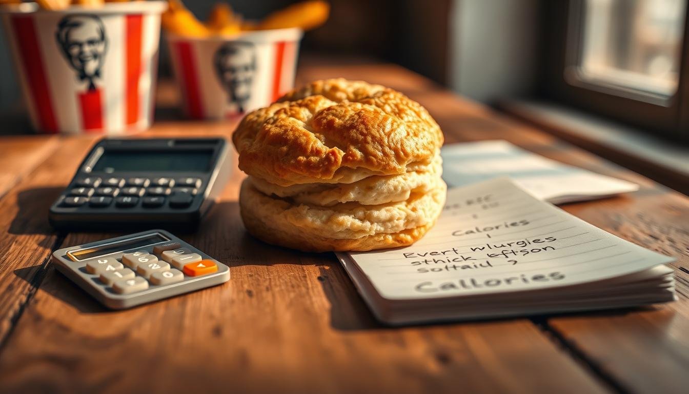 kfc biscuit calories