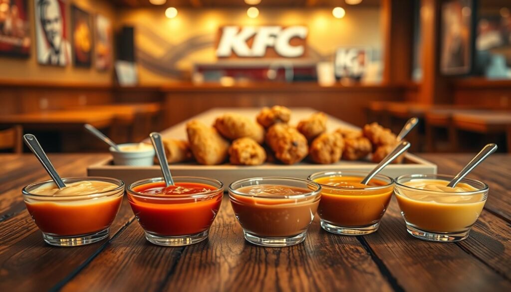 kfc sauce menu